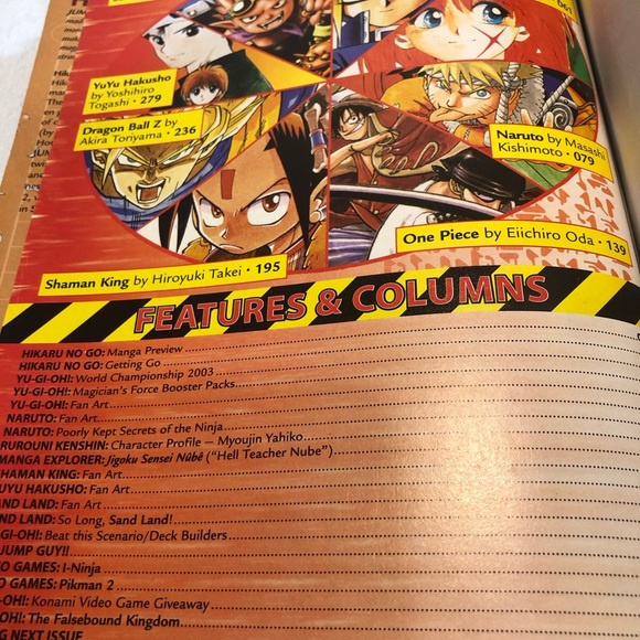 Shonen Jump Magazines Issues 10 & 11 October November 2003 see notes - Picture 12 of 12